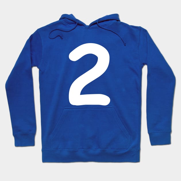 Number 2 Funny Gift Hoodie by Shariss